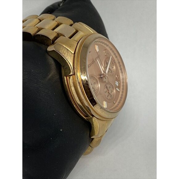 Michael Kors Runway MK5128 Womens Stainless Steel Analog Dial Quartz Watch MP751 - Picture 5 of 12